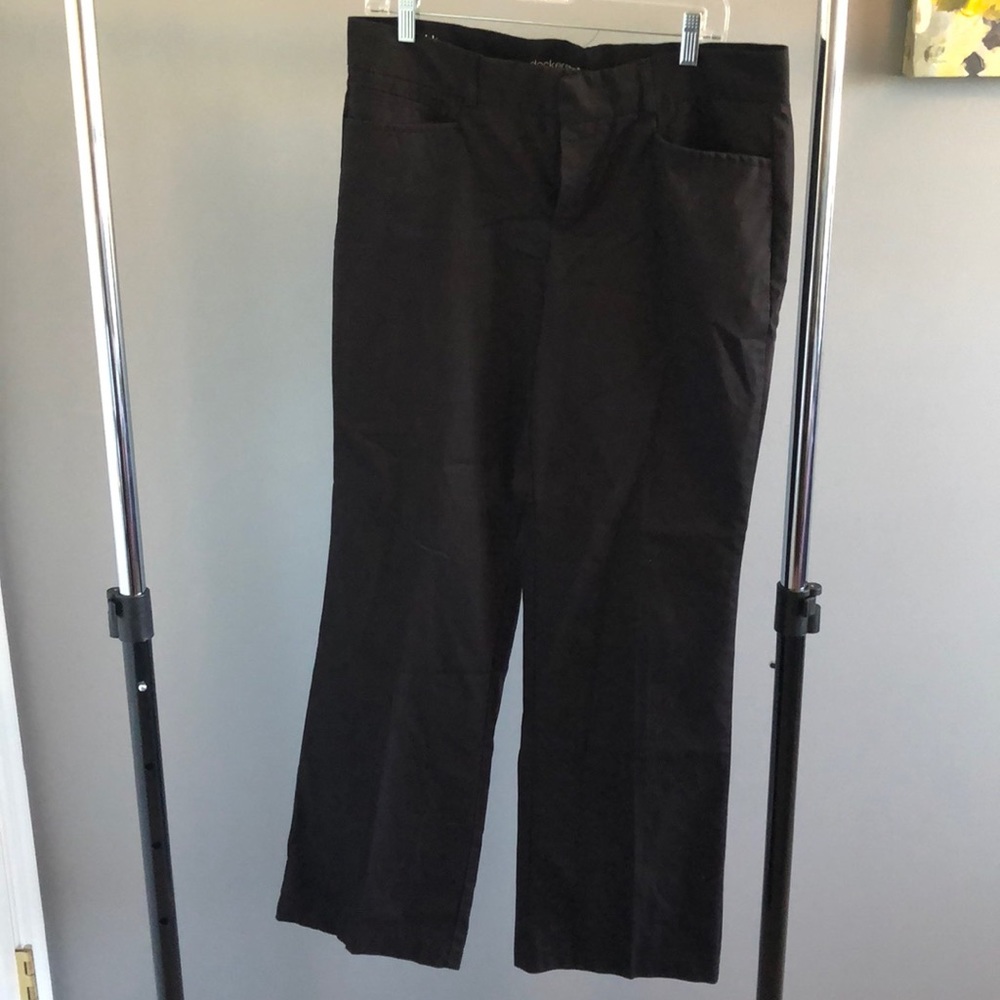 Black khaki pants